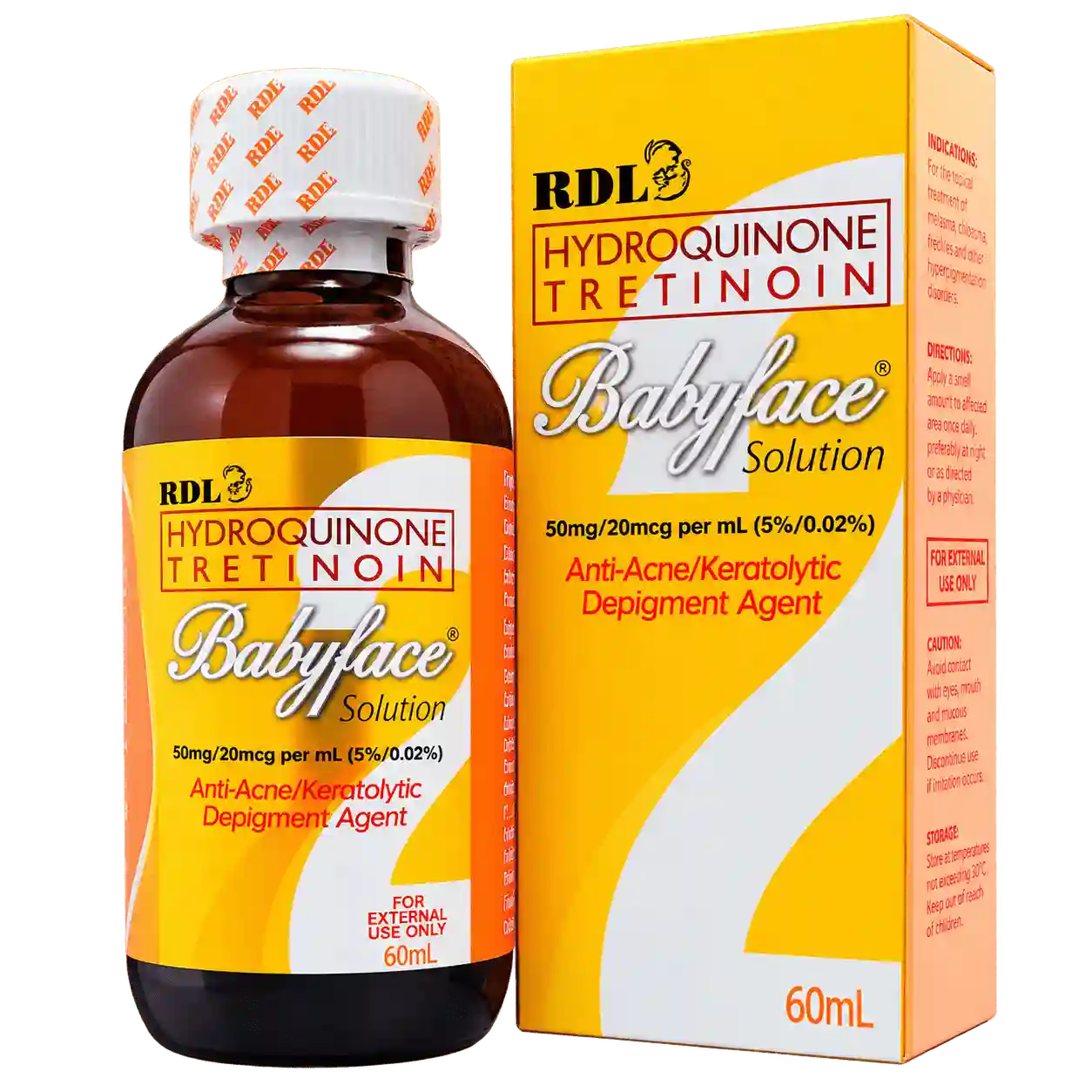 Rdl Solution Baby Face No.2 60ML Hydroquinone 2027