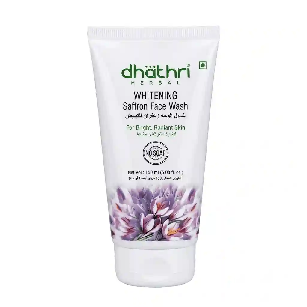 Dhathri Herbal Whitening Saffron Face Wash 150ML