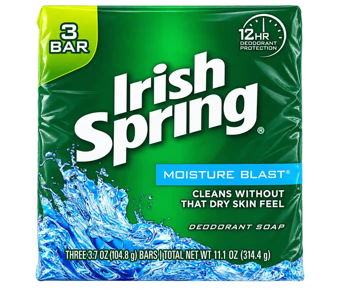 IRISH SPRING SOAP ICY BLAST 104.8GM*3BAR