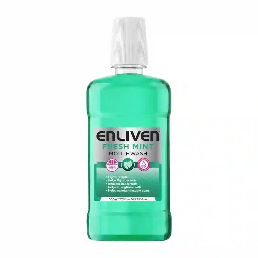 Enliven Fresh Mint Mouth Wash 500ML