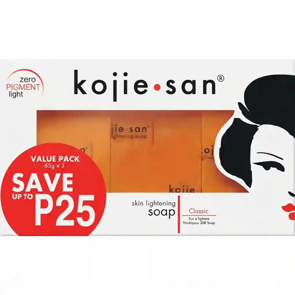 Kojie San Skin Lightening SOAP 65g 3pcs Value Pack