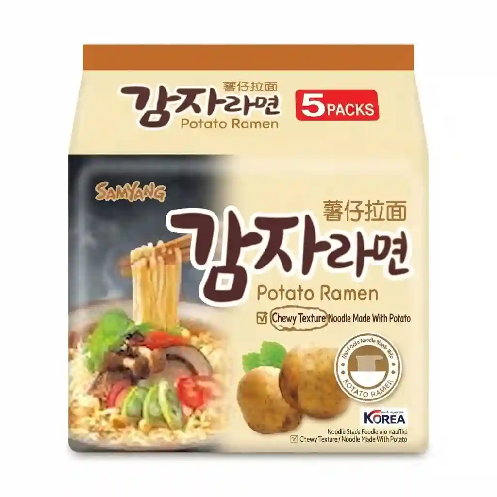 Samyang Potato Ramen 120GM[5 X Pc]
