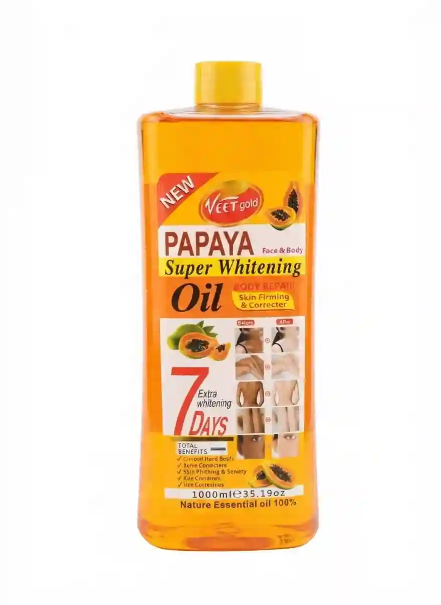 Veet Gold Papaya Super Whitening Oil 1000ML