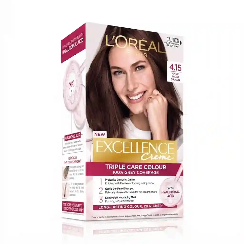 Lo Real Paris Hair Coloration Excellence 4.15