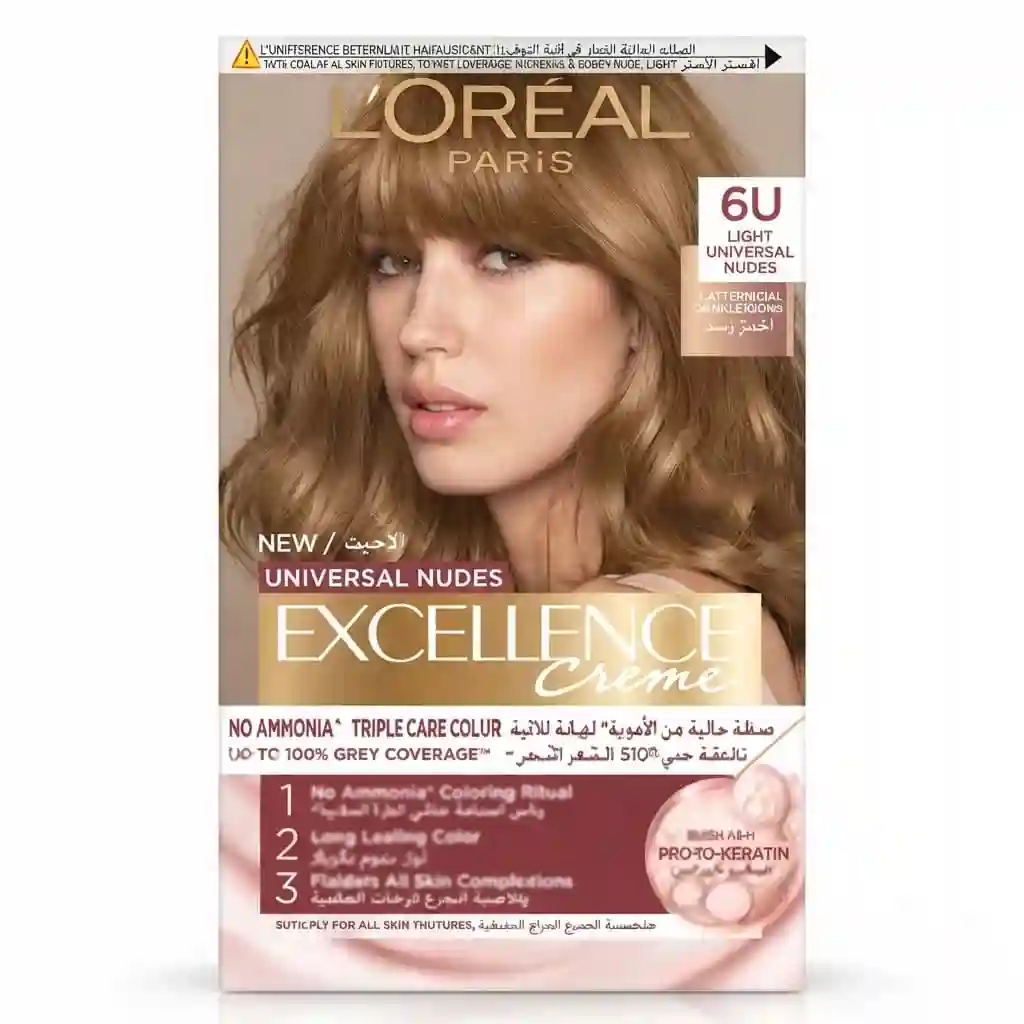Loreal Paris Excellence Cream Universal Nudes 6u Blonde