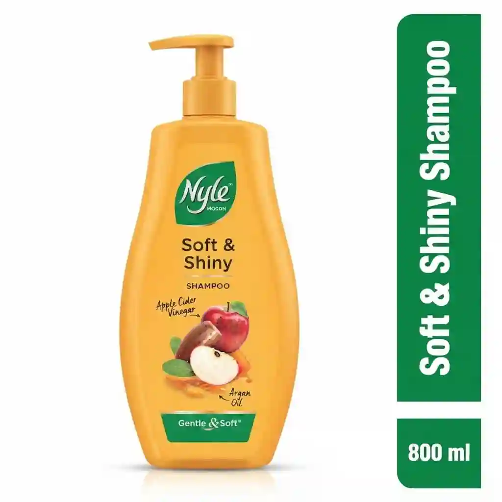 Nyle Soft&shiny Shampoo Apple Cider&ragan Oil 400ML