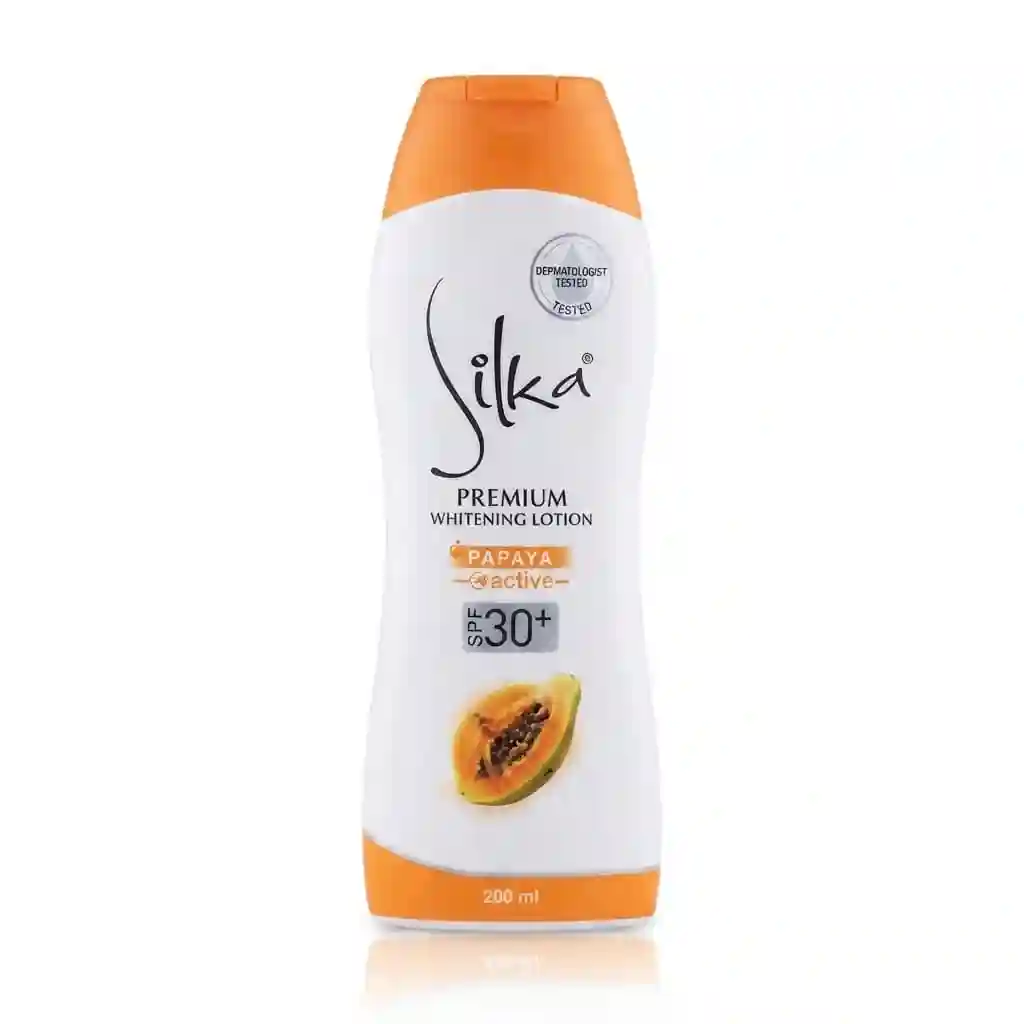 Silka Papaya White Lotion Milk & Honey Premium 200