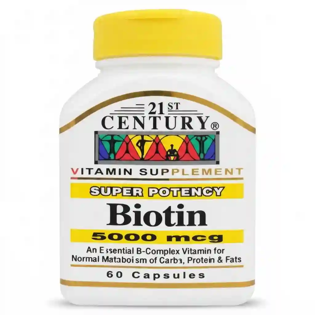 21st Century Biotin 5000mcg 60 Capsule