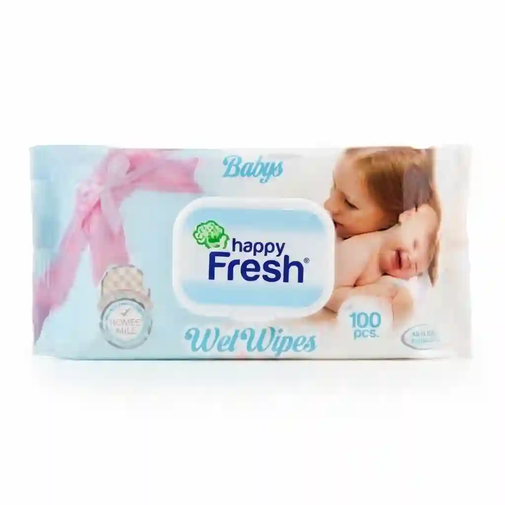 Happy Fresh Wipes Cream Sensitive 100pcs