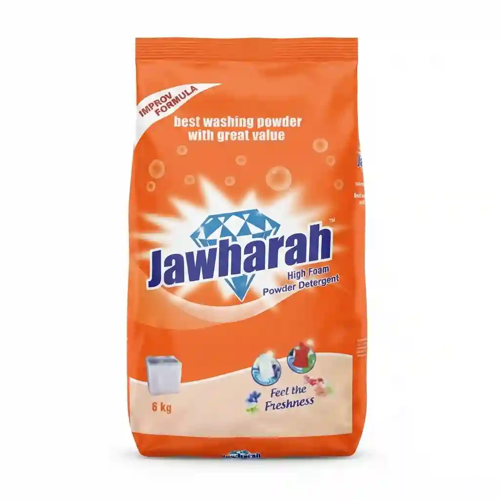 Jawharah High Foam Powder Detergent 6kg