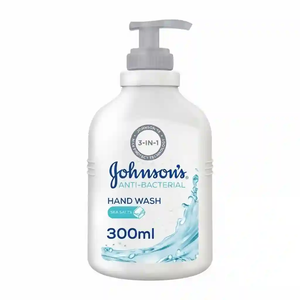 Johnsons Anti Bacterial Hand Wash Sea Salts 300ML