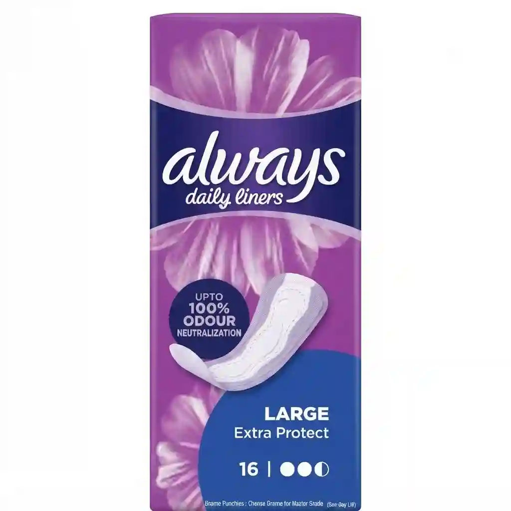Always Pantyliners Large 16s