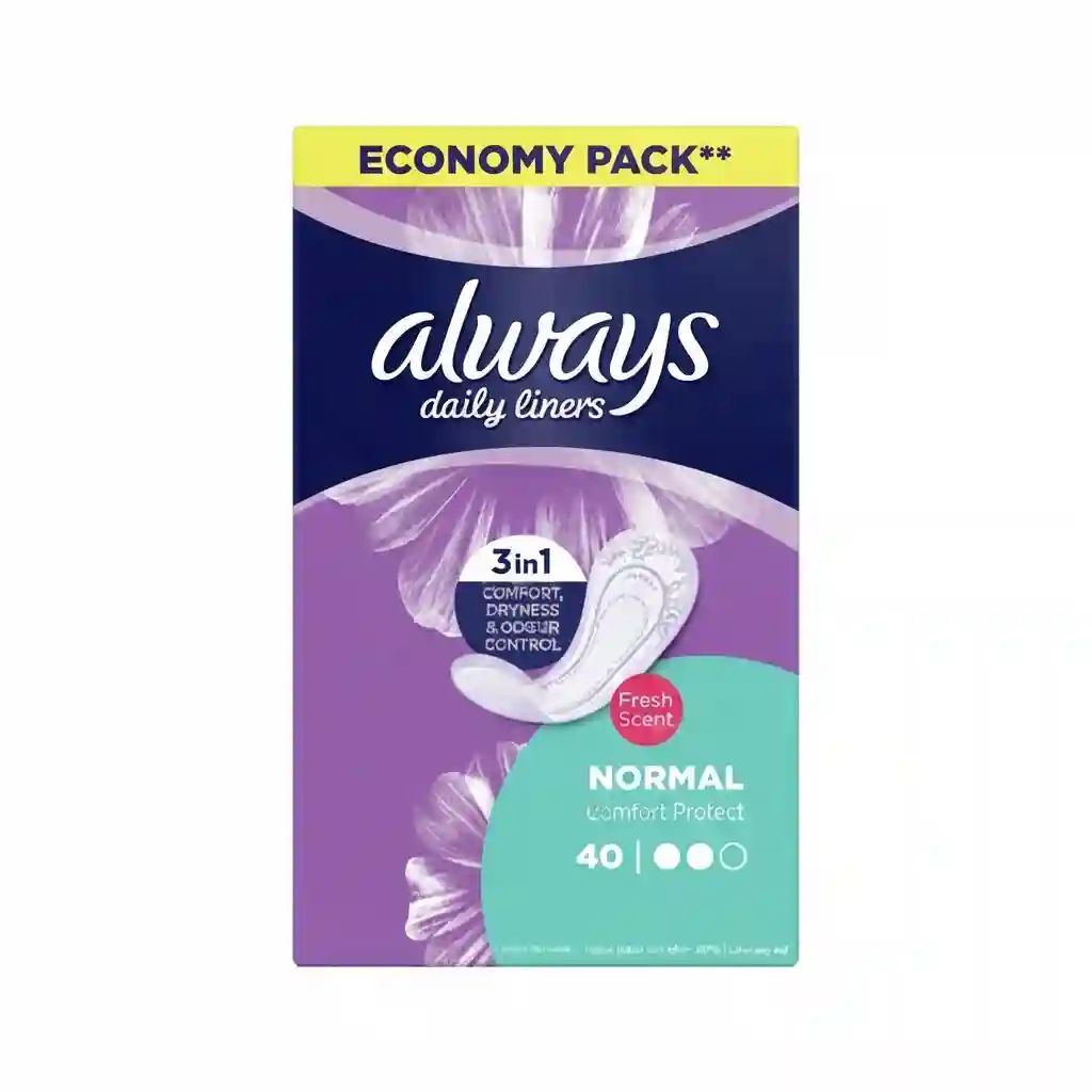 Always Liners Comfort Protect Scented 40s