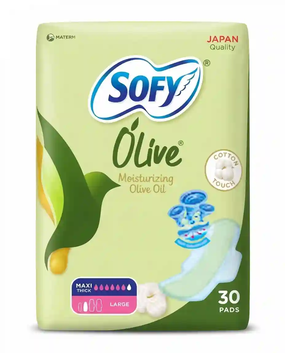 Sofy Feminine Napkin Olive Large 30pads