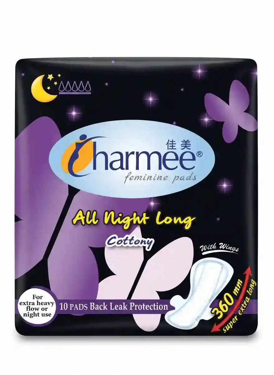 Charmee Feminine Pads All Night Supe