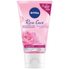 Nivea Micellar Rose Care Face Wash With Organic Rose for All Skin Types, 150ML
