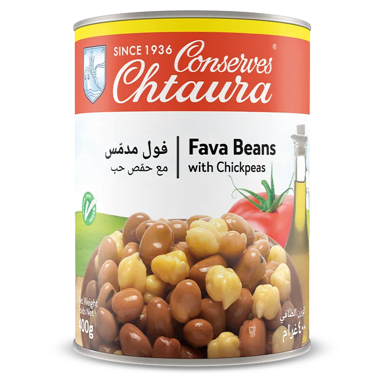 Conservers Chtaura Lebanese Mix Fava Beans 400 G