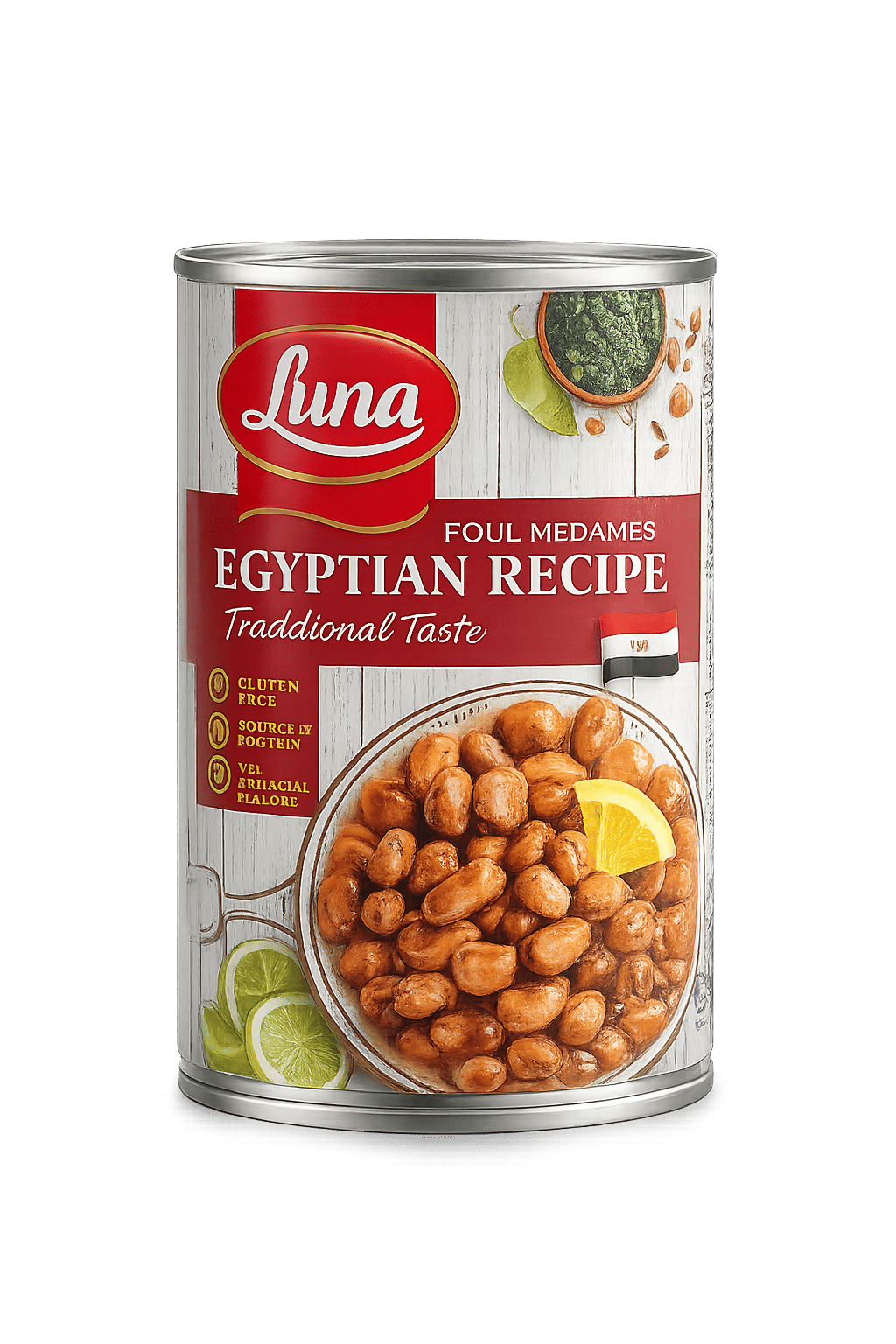 Luna Foul Medames Egyptian Recipe, 450g