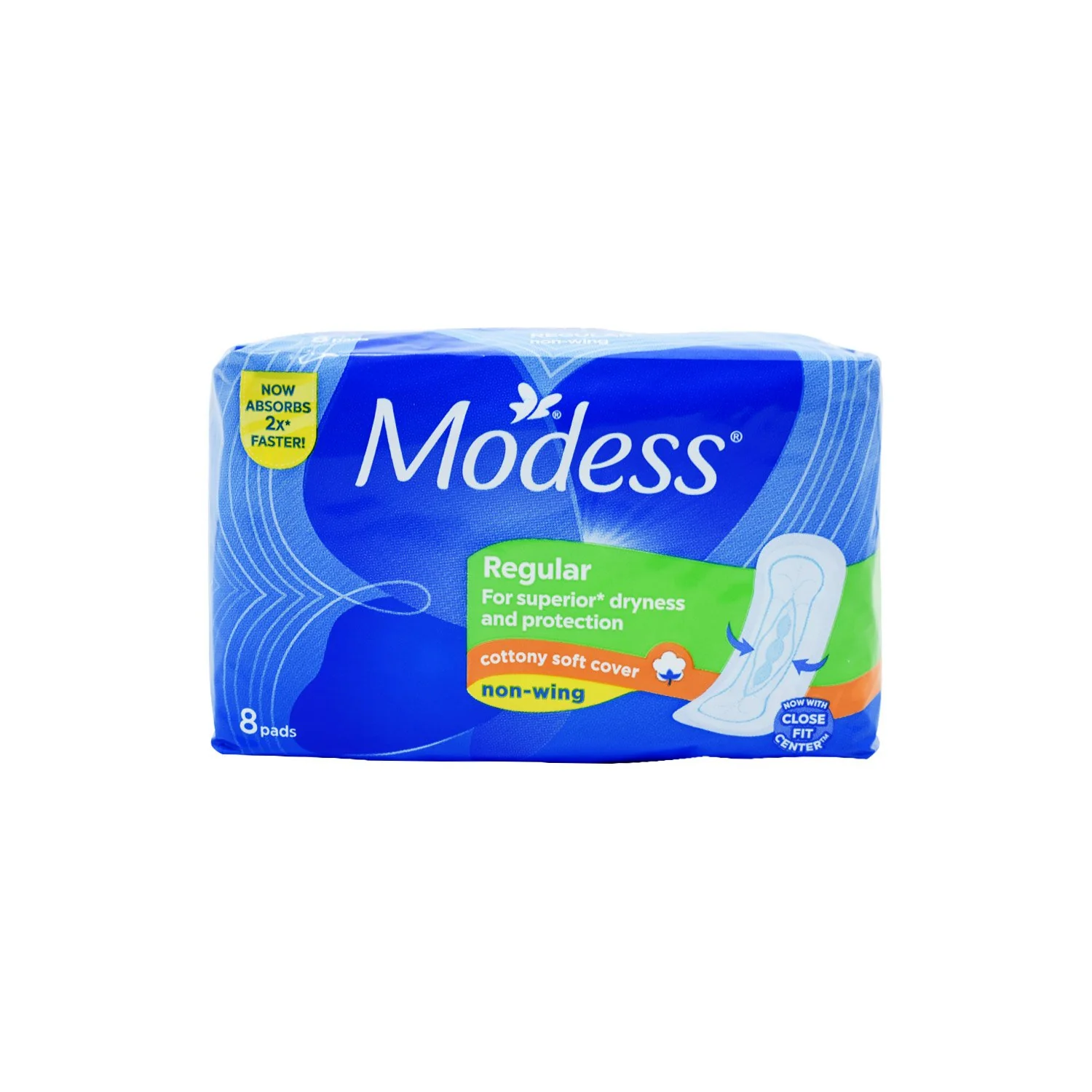 Modess Napkin Dry Max 8s Regular Non Wing