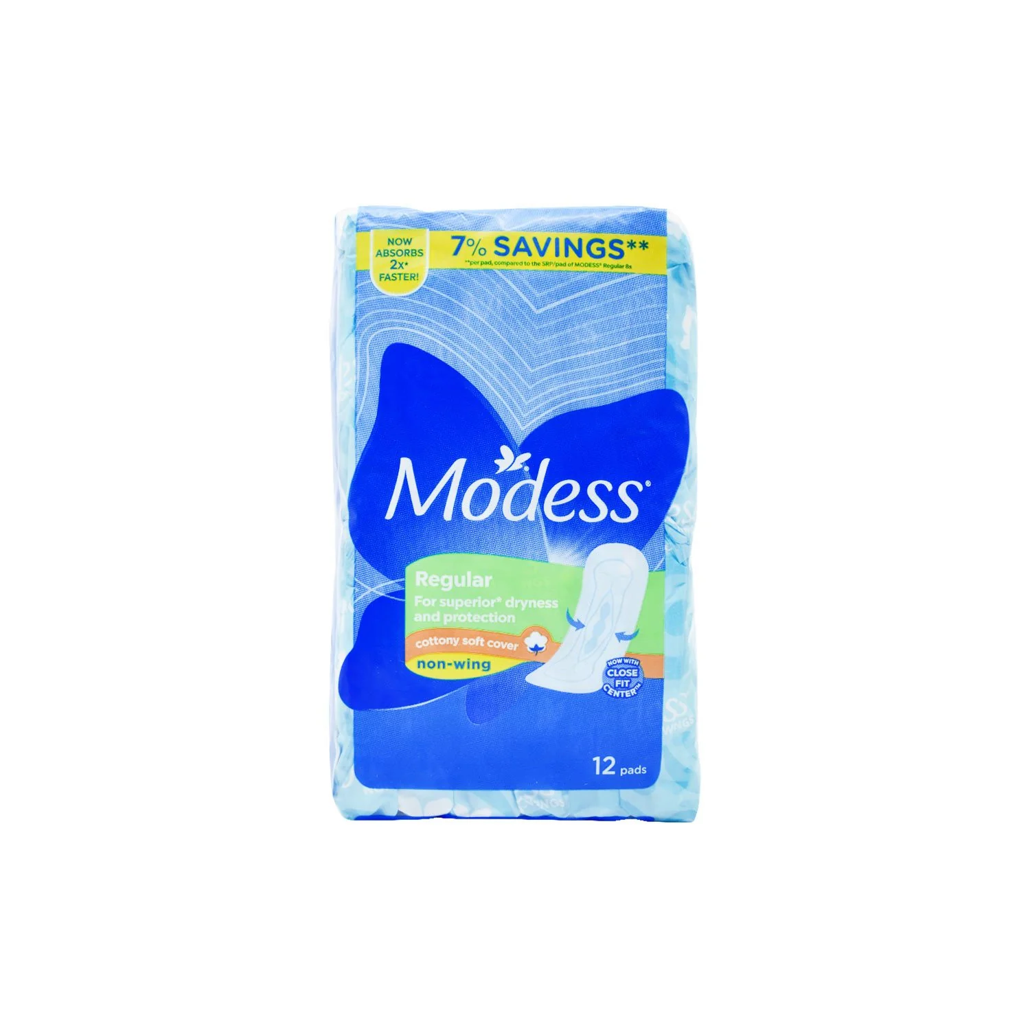 Modess Cottony Soft Regular 12pcs Pkt