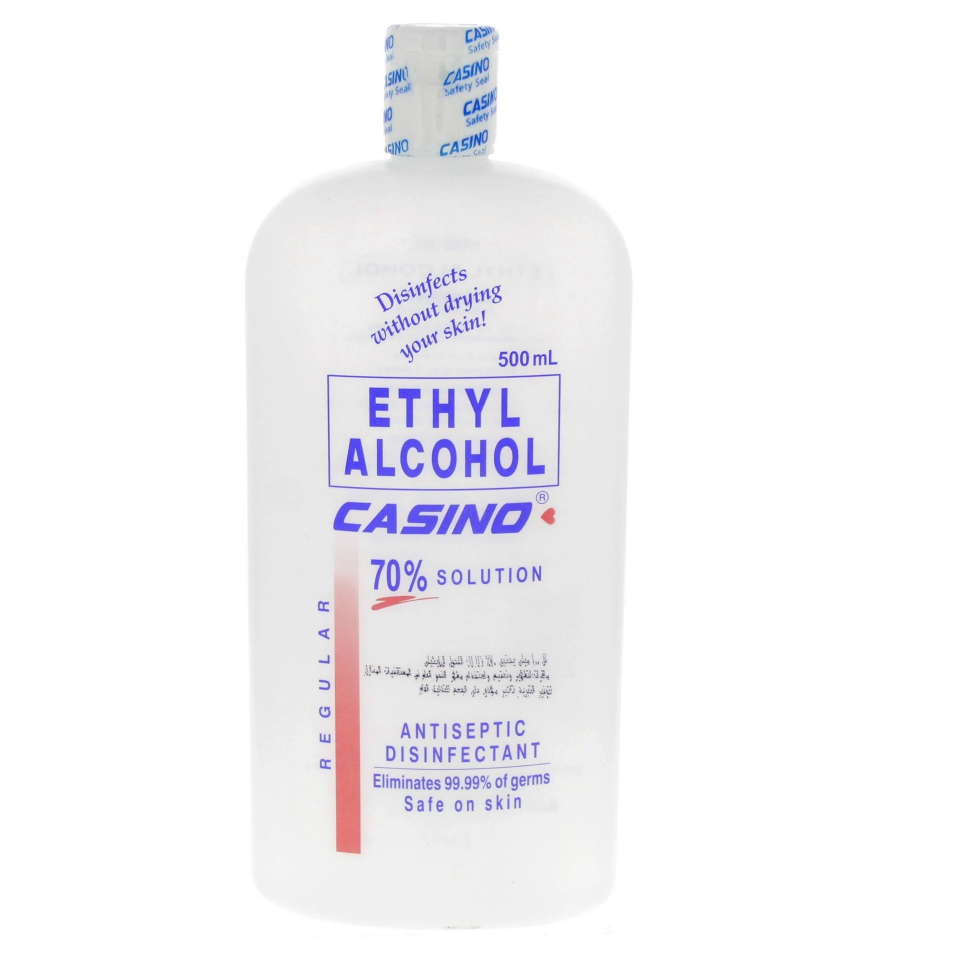 Casino Alcohol White 70 % Solution 500 ML