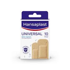 Hansaplast Multipurpose Water-resistant and Strong Adhesion Universal Plasters With Non-stick Wound Pad, 20 Strips