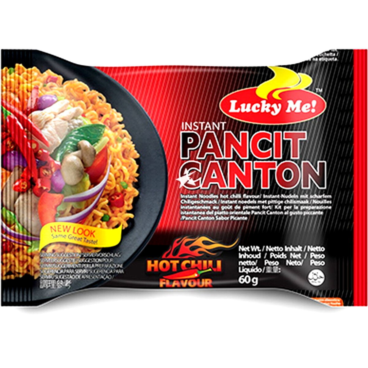 Lucky Me Pancit Canton Hot Chili, 60g