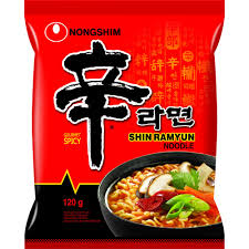 Nongshim Shin Ramyun Noodles Soup Pack, 120g