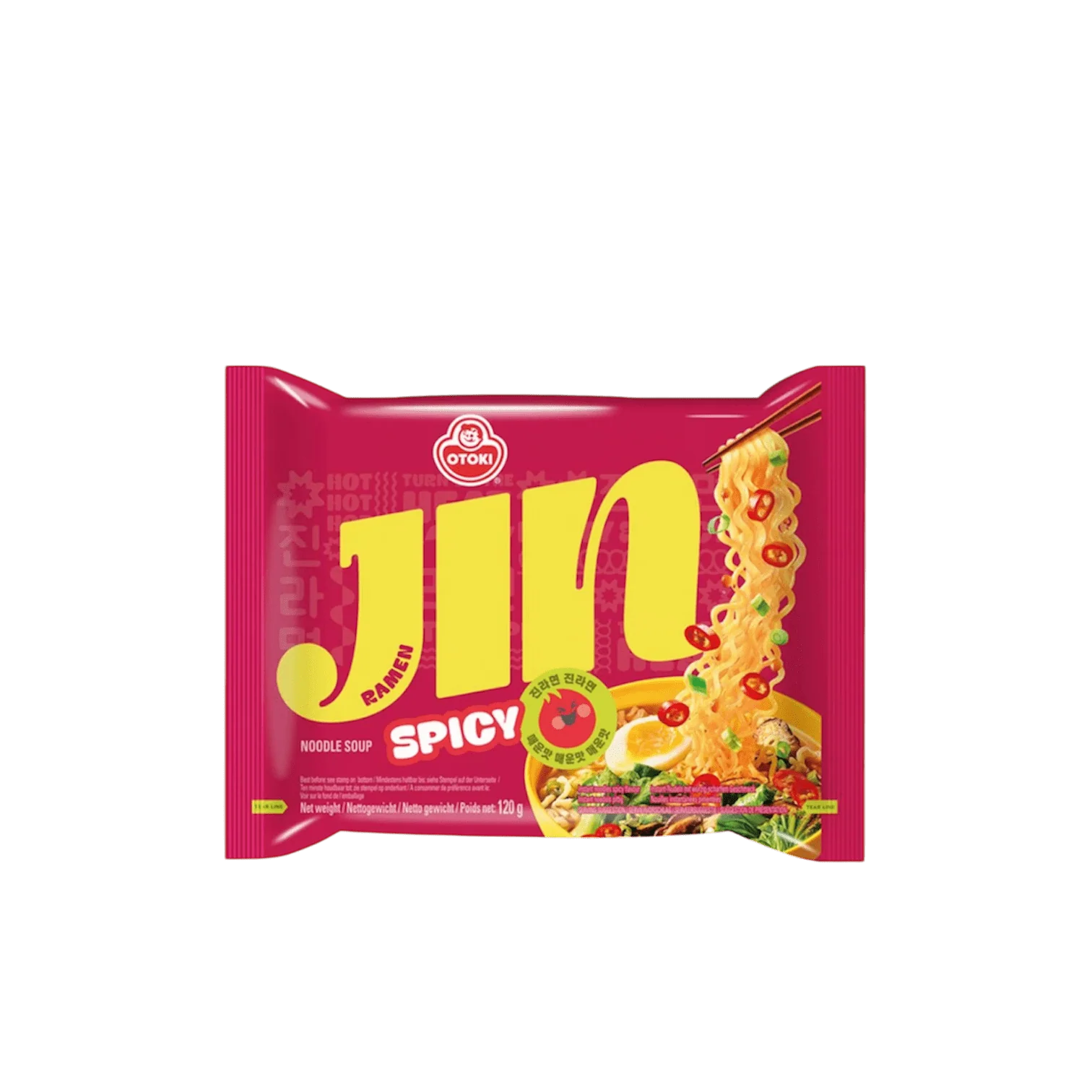 Ottogi Jin Ramen Spicy 120 G