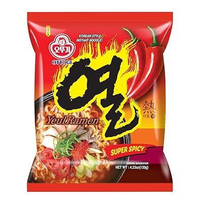 Ottogi Korean Extra Spicy Yeul Ramen Instant Noodles, 120 G
