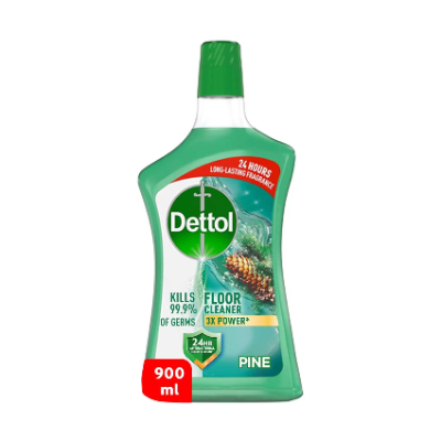 DETTOL ANTIBACTERIAL 3X POWER PINE LIQUID FLOOR CLEANER, 900ML