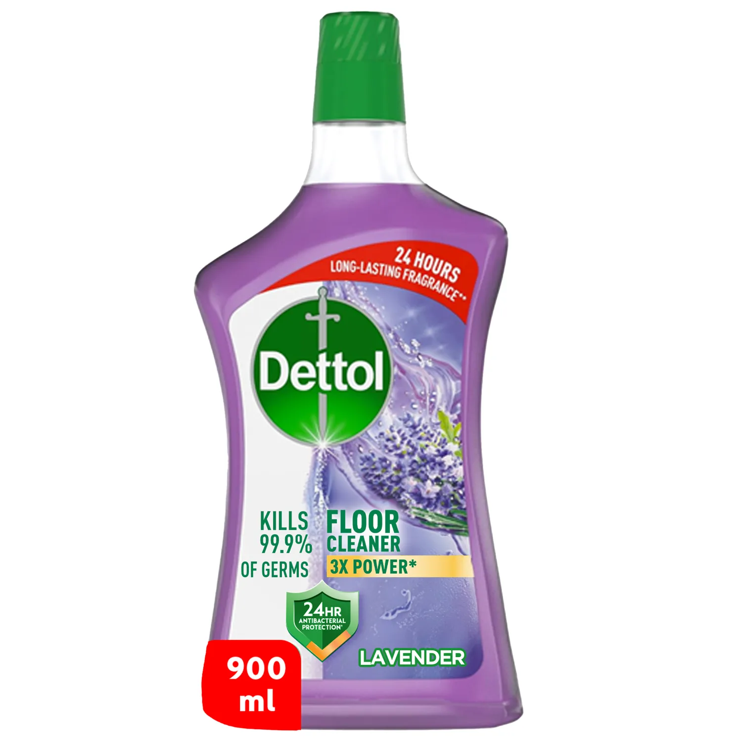 Dettol Antibacterial Lavender Power Floor Cleaner, 900ML