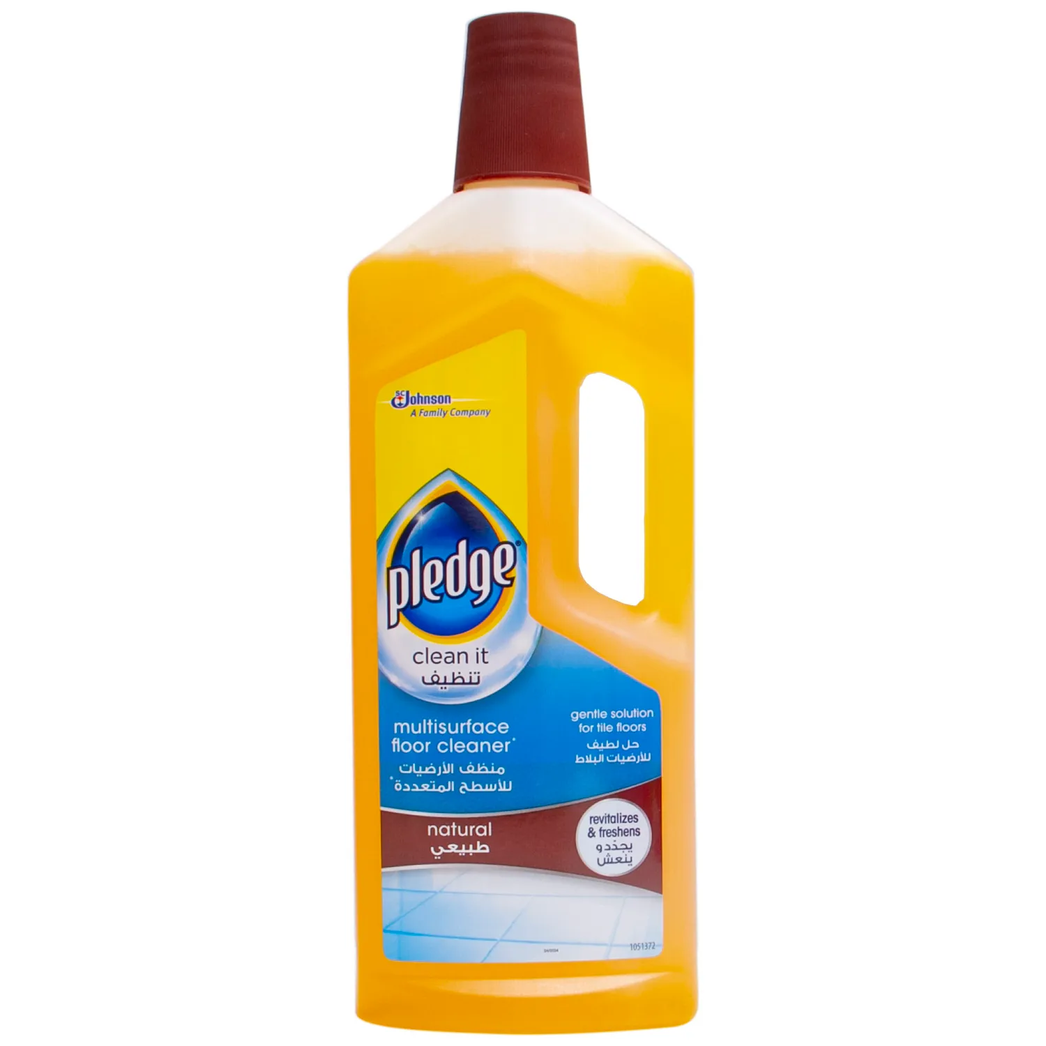 PLEDGE NATURAL MULTISURFACE FLOOR LIQUID CLEANER, 750ML