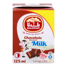 BALADNA LONG LIFE CHOCOLATE FLAVORED MILK, 125ML