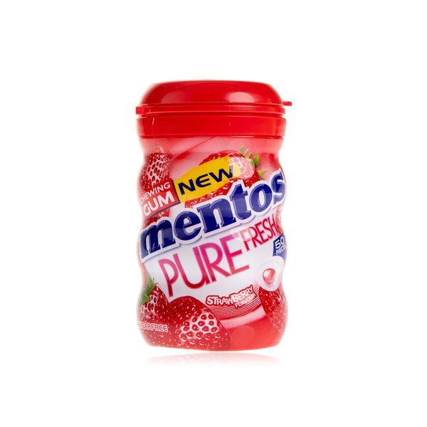 MENTOS JUICE BLAST STRAWBERRY GUM, 24 G