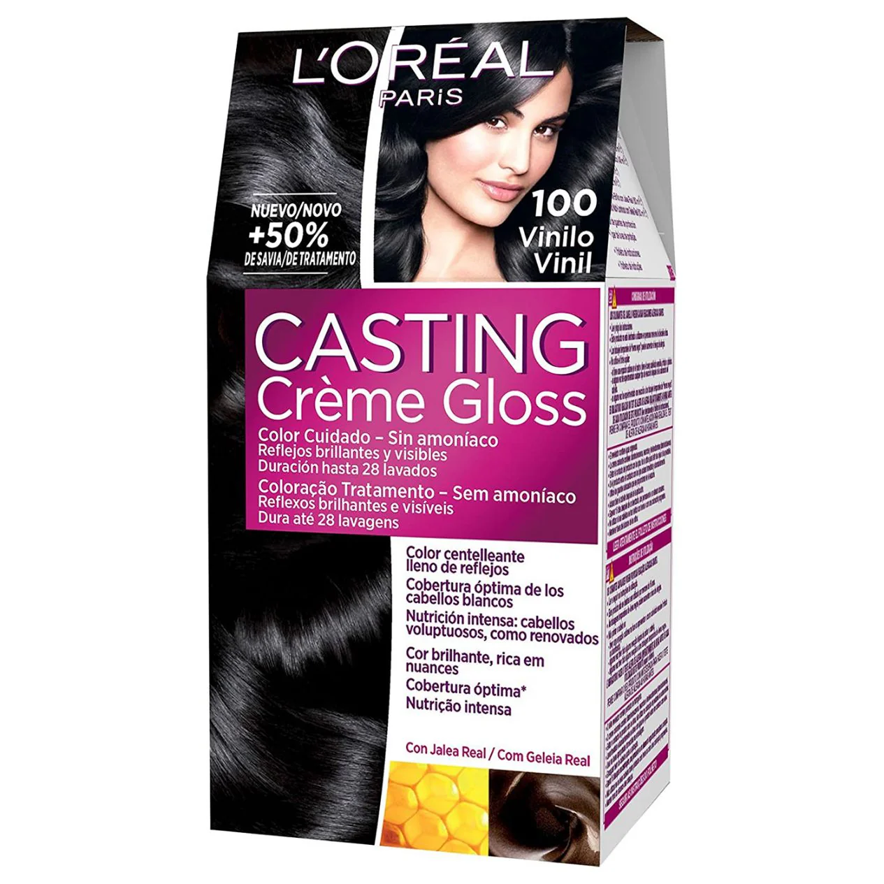L'oreal Casting Cream Gloss 100 Black Licorice