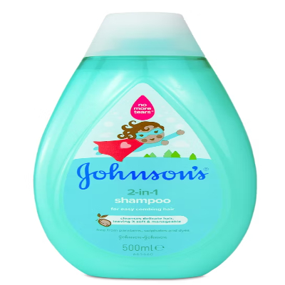 JOHNSON'S 2 IN 1 SHAMPOO 500ML
