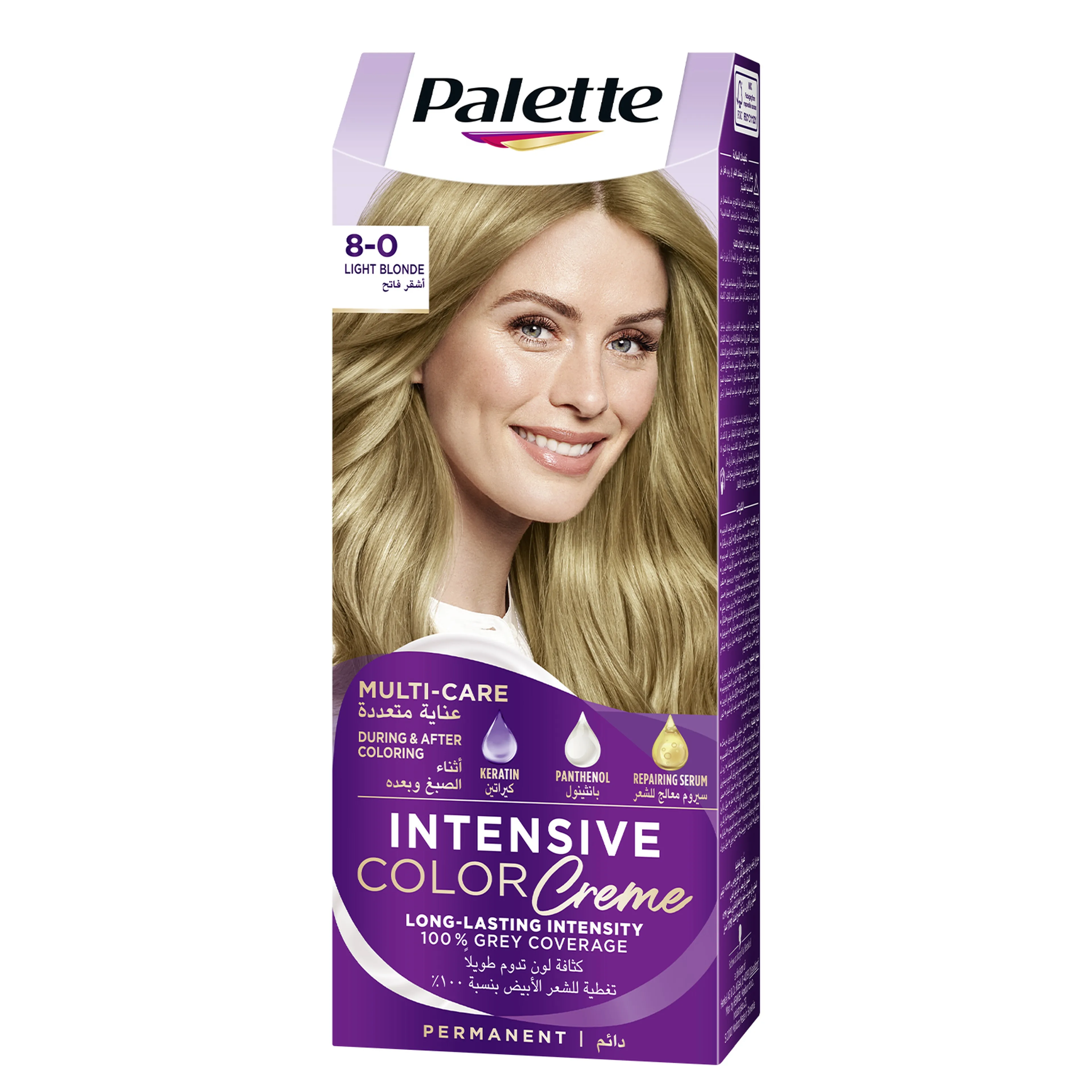 Palette Natural 8-0 Light Blonde