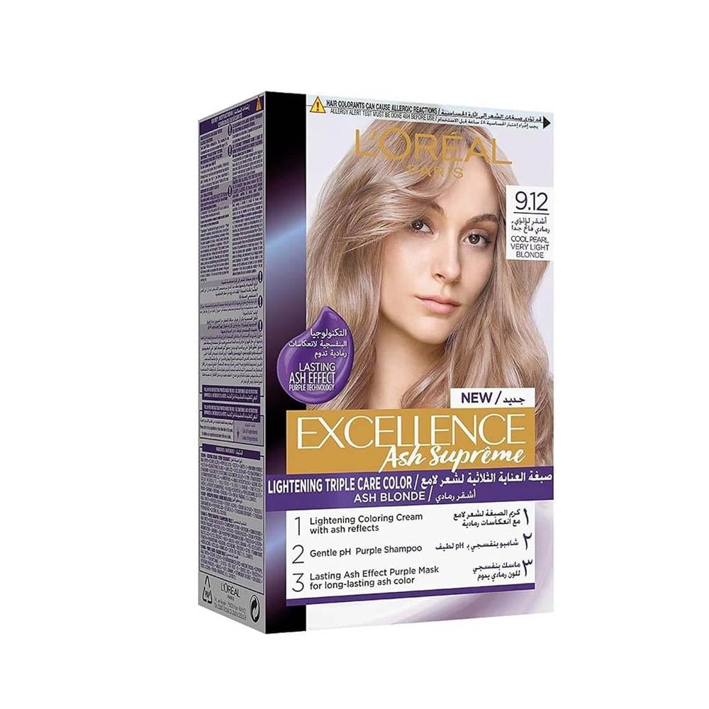 L'oreal Excellence Hair Dye 9.12 Ash Supreme