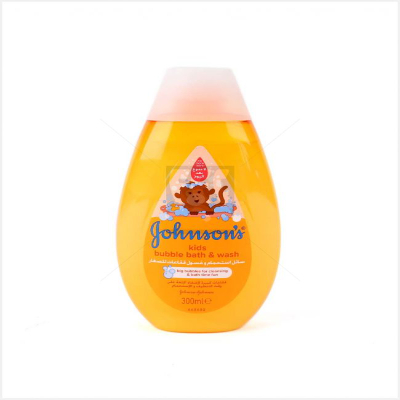 JOHNSON'S KIDS BUBBLE BATH & WASH, 300ML