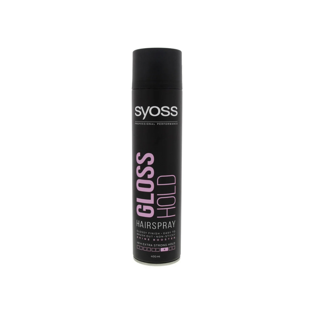 SYOSS GLOSS HOLD HAIR SPRAY, 400ML