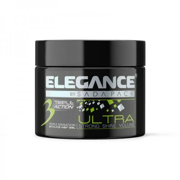 ELEGANCE TRIPLE ACTION STYLING HAIR GEL 500ML