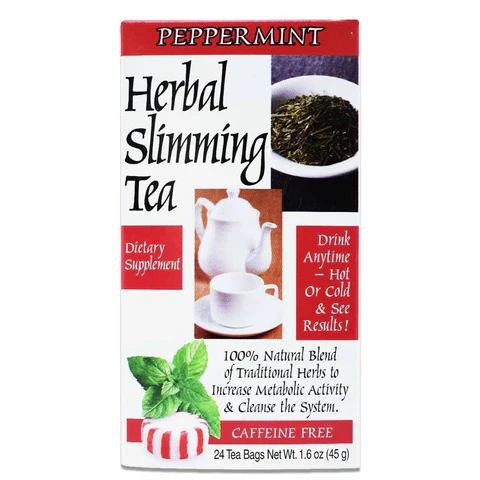 21ST CENTURY VITAMINS HERBAL SLIMMING TEA - PEPPERMINT 24BAGS