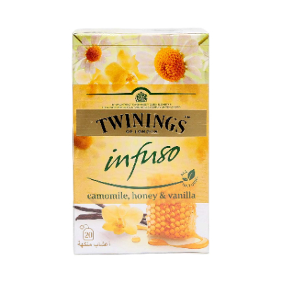 TWININGS INFUSO CAMOMILE, HONEY & VANILLA TEA, 20 TEABAGS
