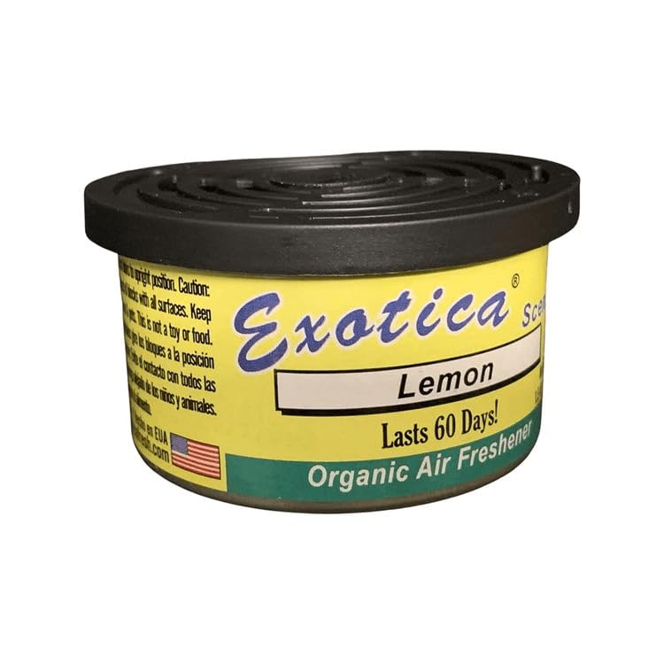 EXOTICA LEMON SCENTED CAR AIR FRESHENER