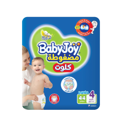 BABY JOY CULOTTE SIZE 4 LARGE UNISEX, 44 PIECES