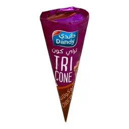 DANDY TRI CONE CHOCOLATE ICE CREAM, 110ML