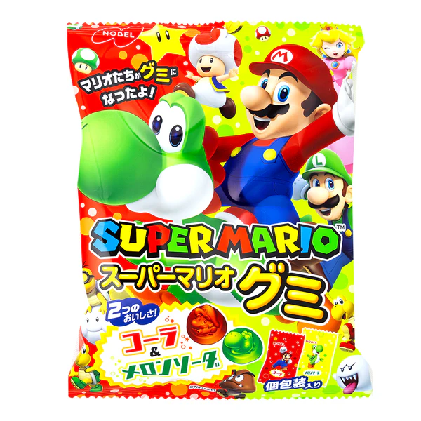 MARIO GUMMY WITH PEACH 90 G