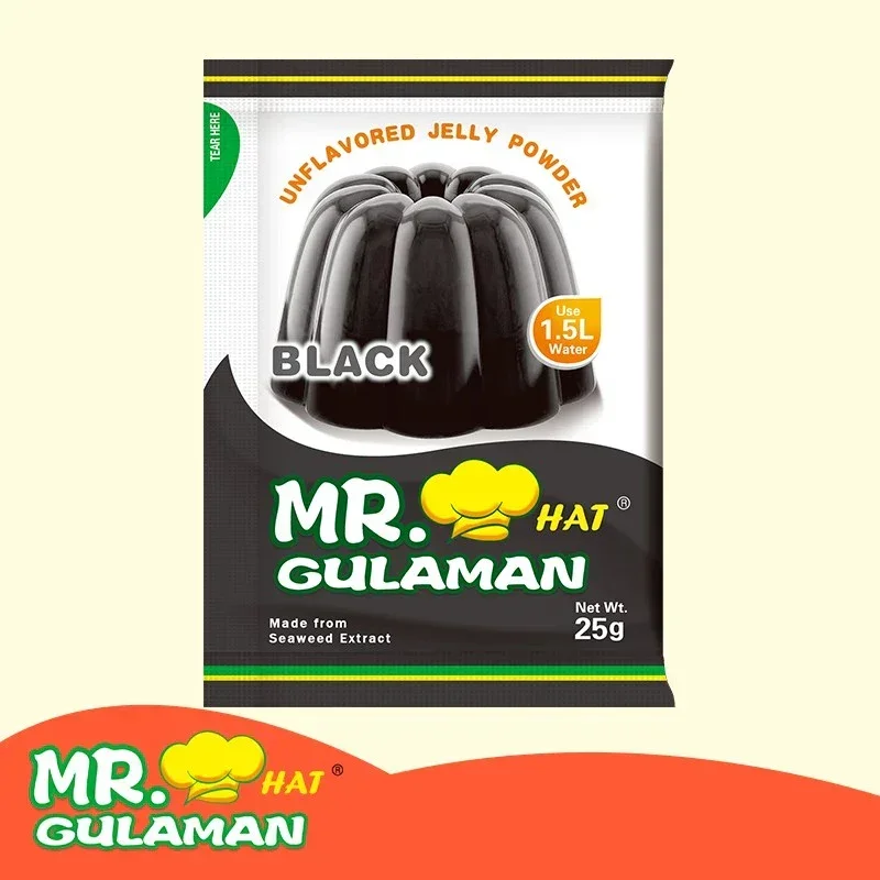 MR.HAT GULAMAN JELLY POWDER UNFLAVORED BLACK