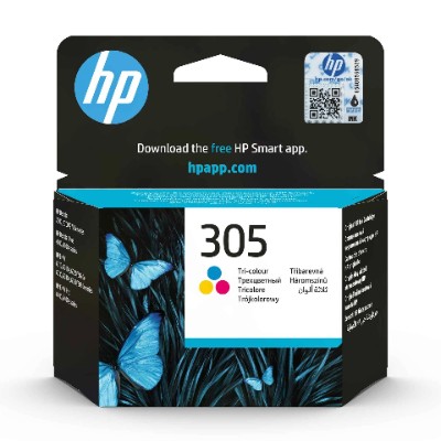 HP TRI-COLOR ORIGINAL INK CARTRIDGE - 305